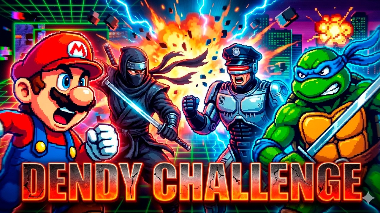 Dendy Challenge. 50 FPS! 60 Игр! И Принц Пенсии! Тренировочный День 14.