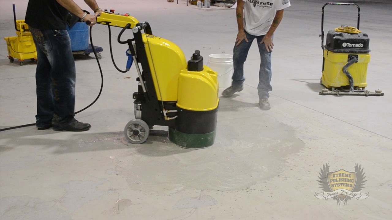 How to Grind and Polish Concrete Flooring | Xtreme Polishing Systems #concrete #flooring #xps