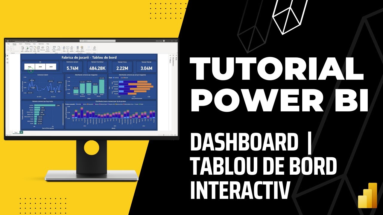 Tutorial PowerBI - Tablou de bord dinamic (Dashboard)