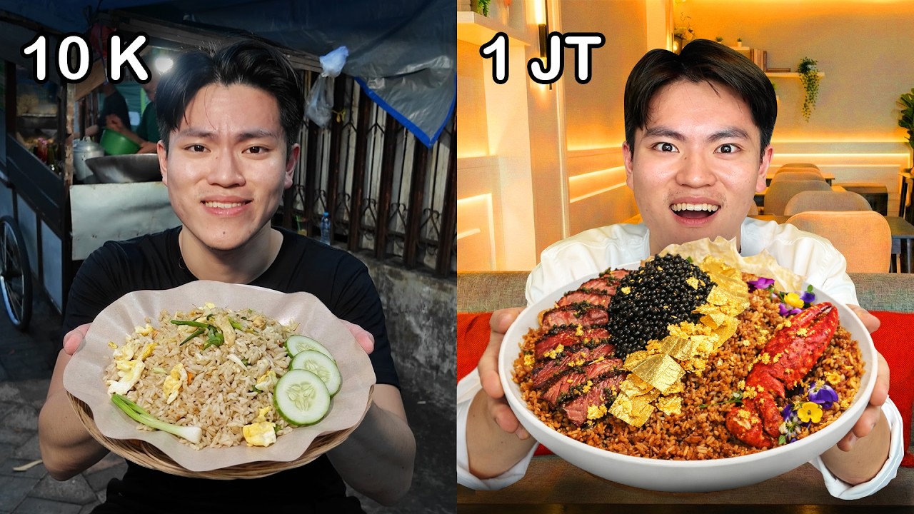Aku Nyoba Bandingin Nasi Goreng 10 Ribu VS 1 Juta!
