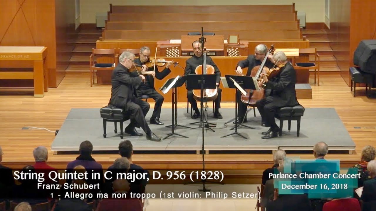 Emerson Quartet & cellist David Finckel: Schubert’s String Quintet in C, D. 956, Op.Posth 163