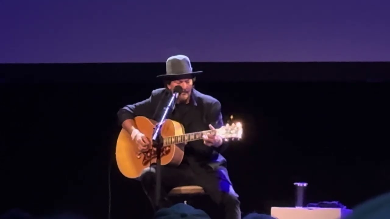 EDDIE VEDDER *PICTURE IN A FRAME* NEW YORK CITY live Matter of Time Tribeca Film Fest 6/12/25