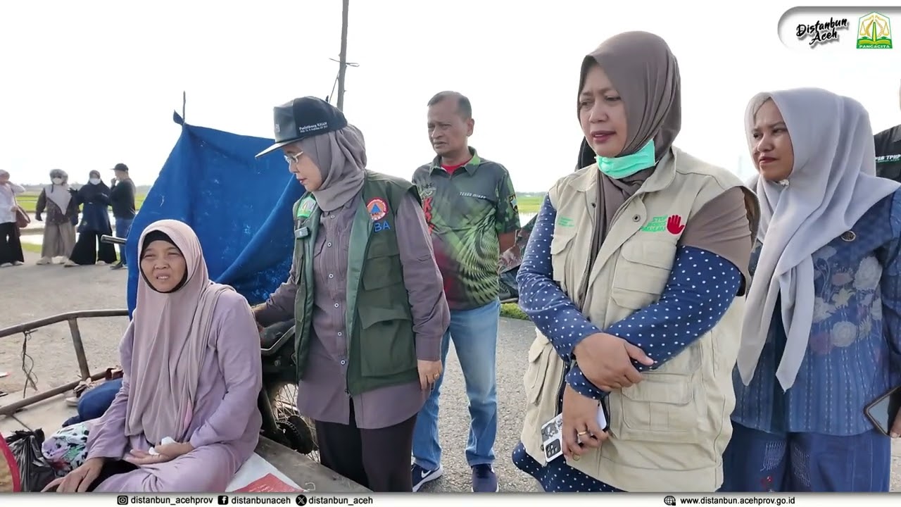 Kunjungan Kadistanbun Aceh ke lokasi terdampak bencana hidrometeorologi Kota Langsa