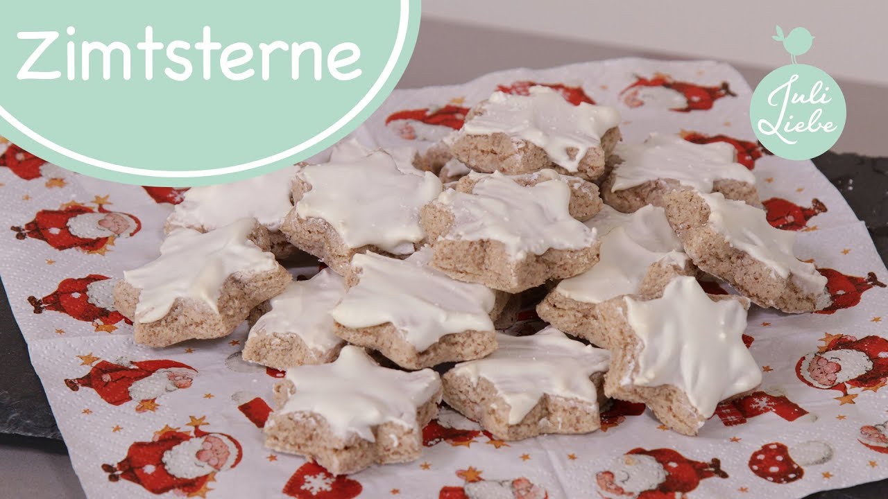 Zimtsterne | Weihnachtspl&auml;tzchen und Weihnachtsgeb&auml;ck | Backen mit Liebe | Juli Liebe &hearts;