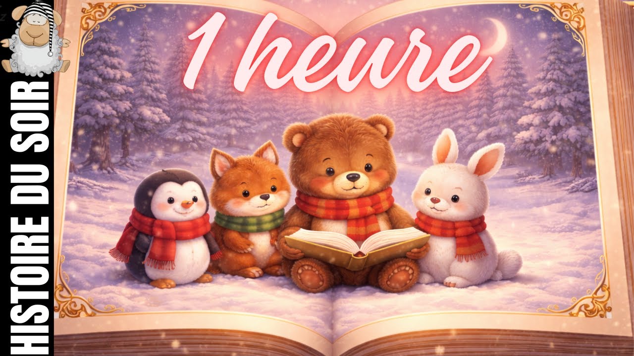 1 heure d'histoire d'hiver❄️🎄 l conte et histoire de No&euml;l l histoire pour  temps calme❄️🌙