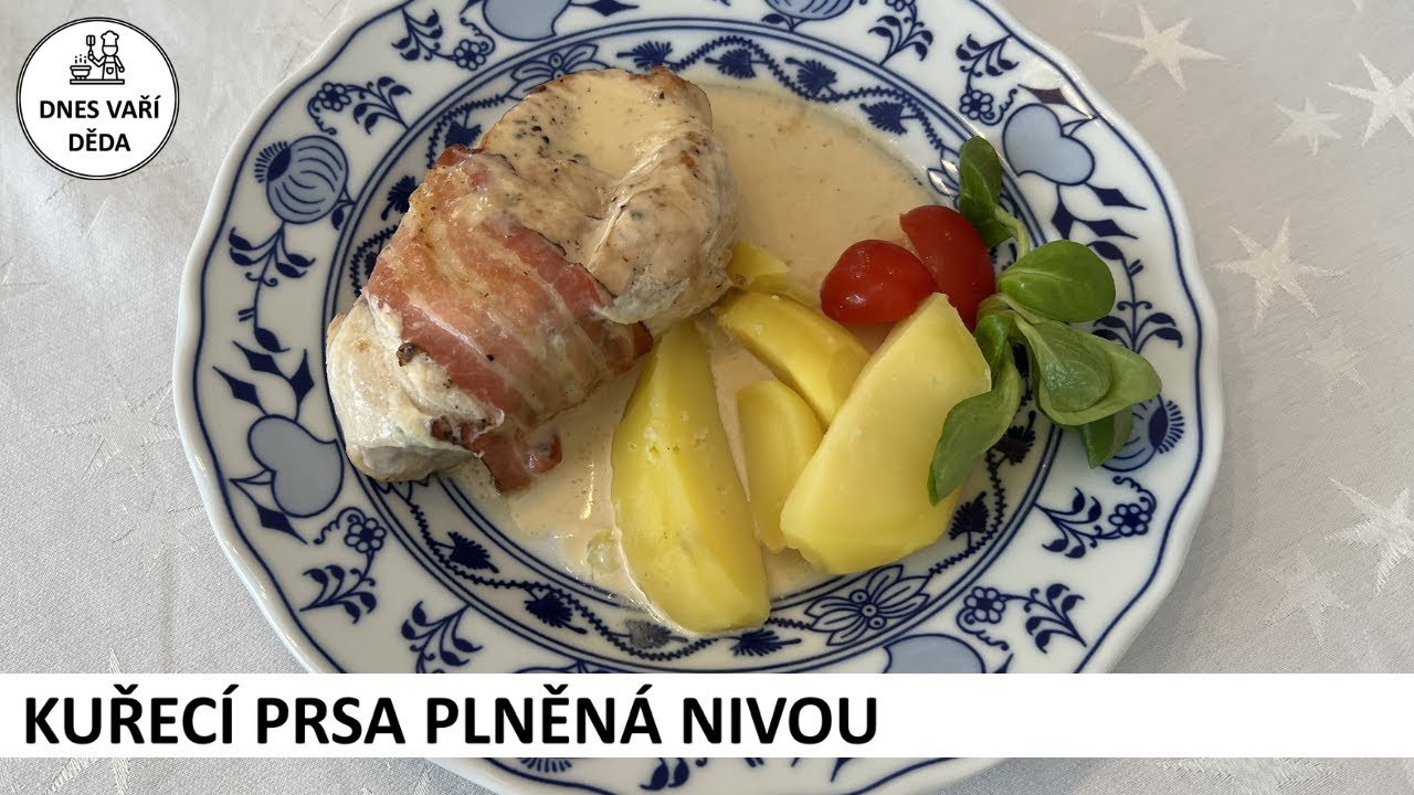 Kuřecí prsa plněná nivou  | Josef Holub