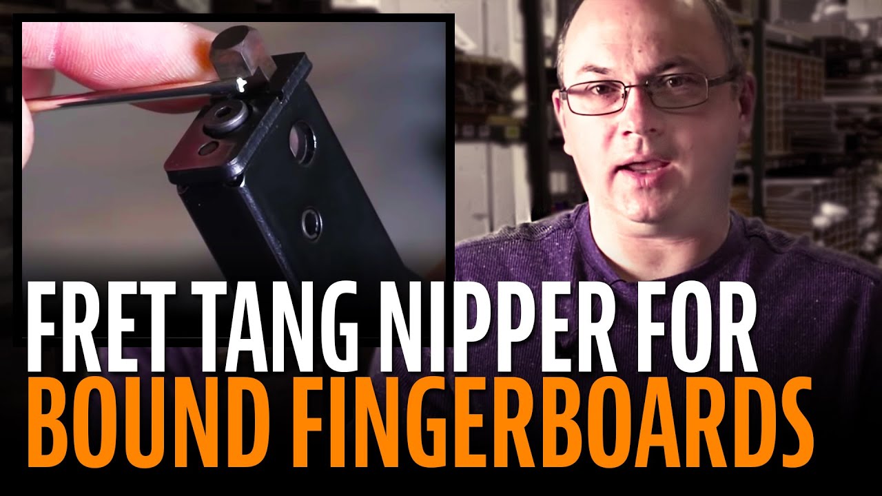 Fret Tang Nipper: undercut fretwire for bound fretboards