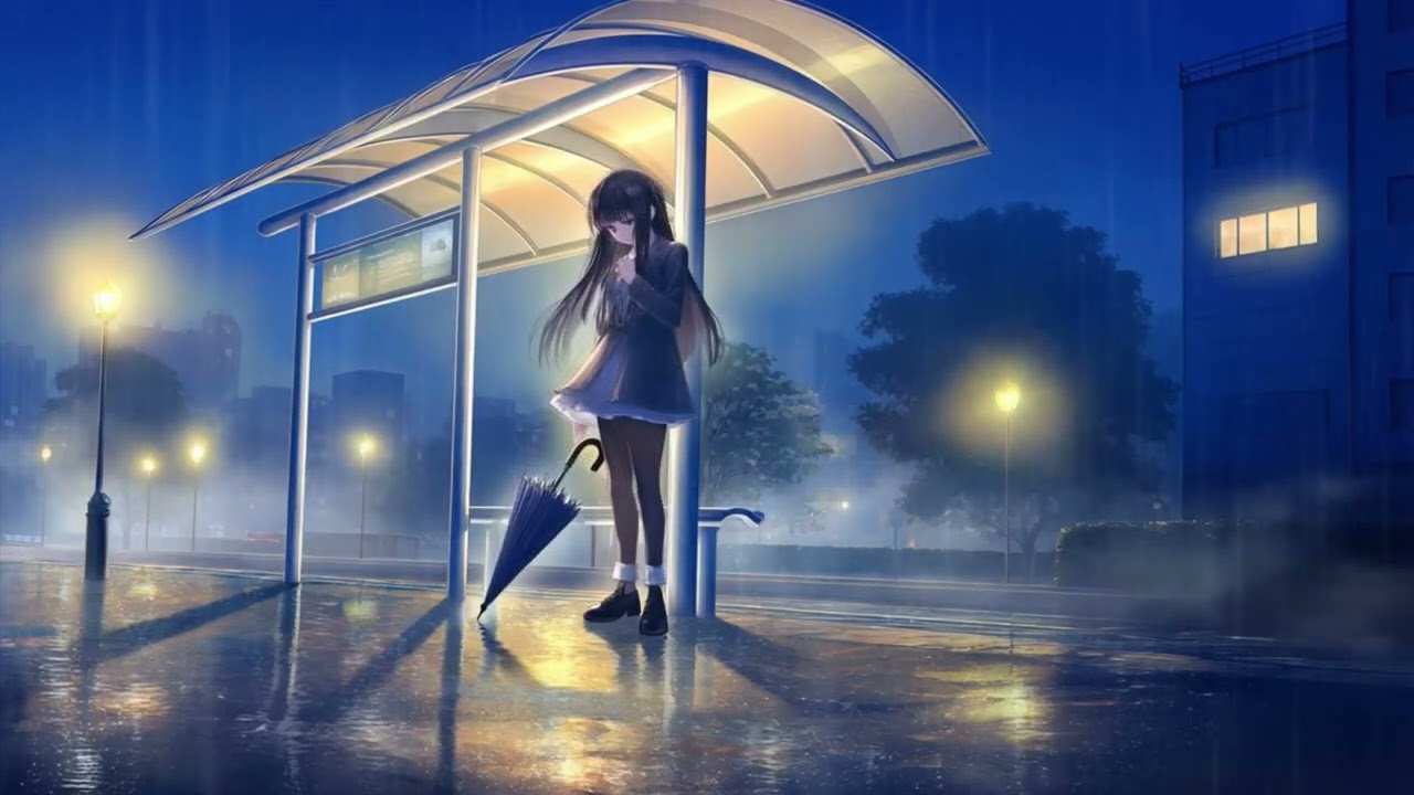 Lonely Rainy Night 🌧️ 2 Hours of Calm Lofi for Sleep & Study