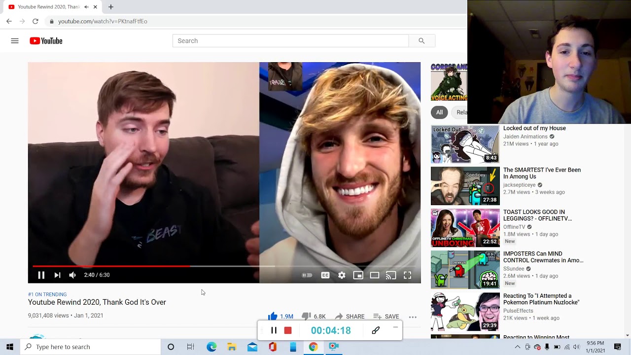 Reacting to MrBeast's YouTube Rewind 2020, Thank God It's Over