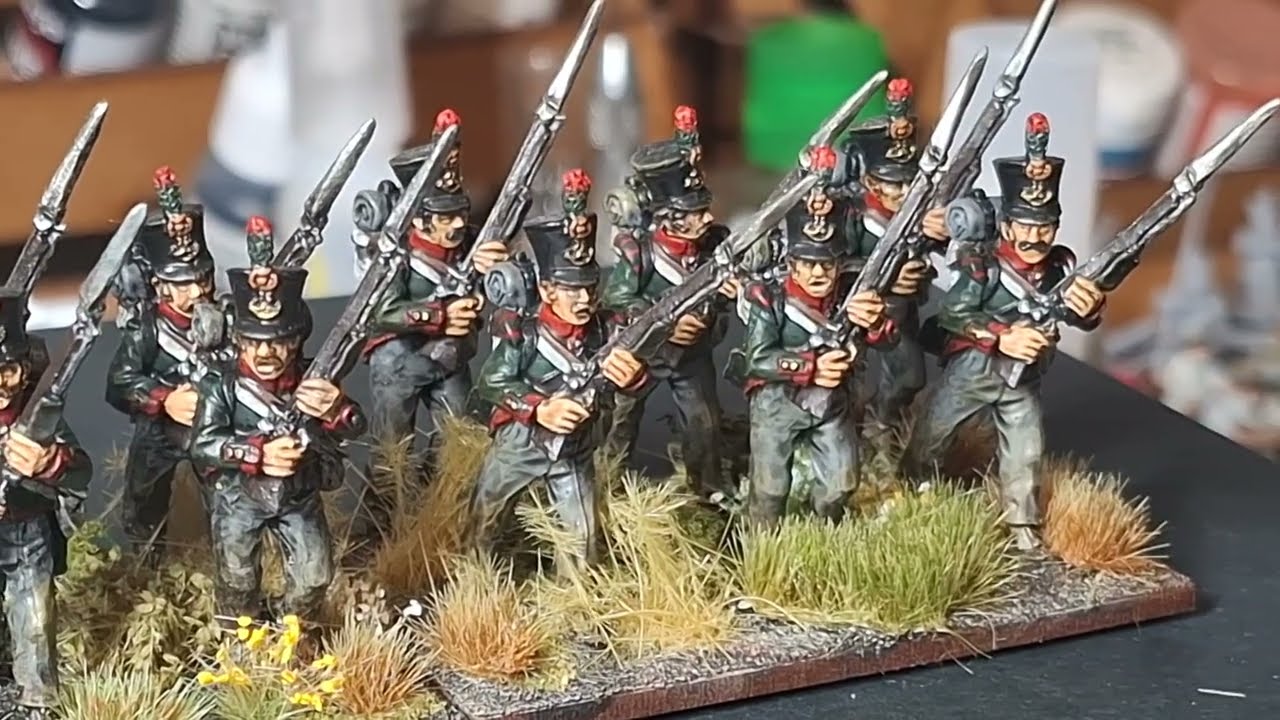 Napoleonic miniature wargaming: Dutch 27th Jagers by Perry Miniatures