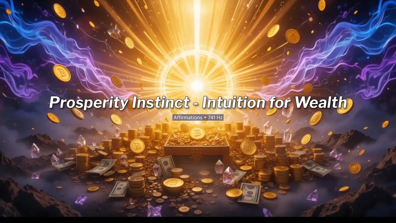 Prosperity Instinct - Intuition for Wealth (Affirmations + 741 Hz)
