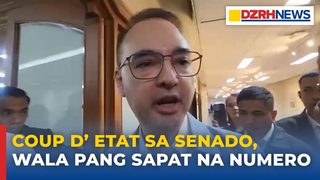 Coup d’ etat sa Senado, wala pang sapat na Numero – Sen. Allan Peter Cayetano