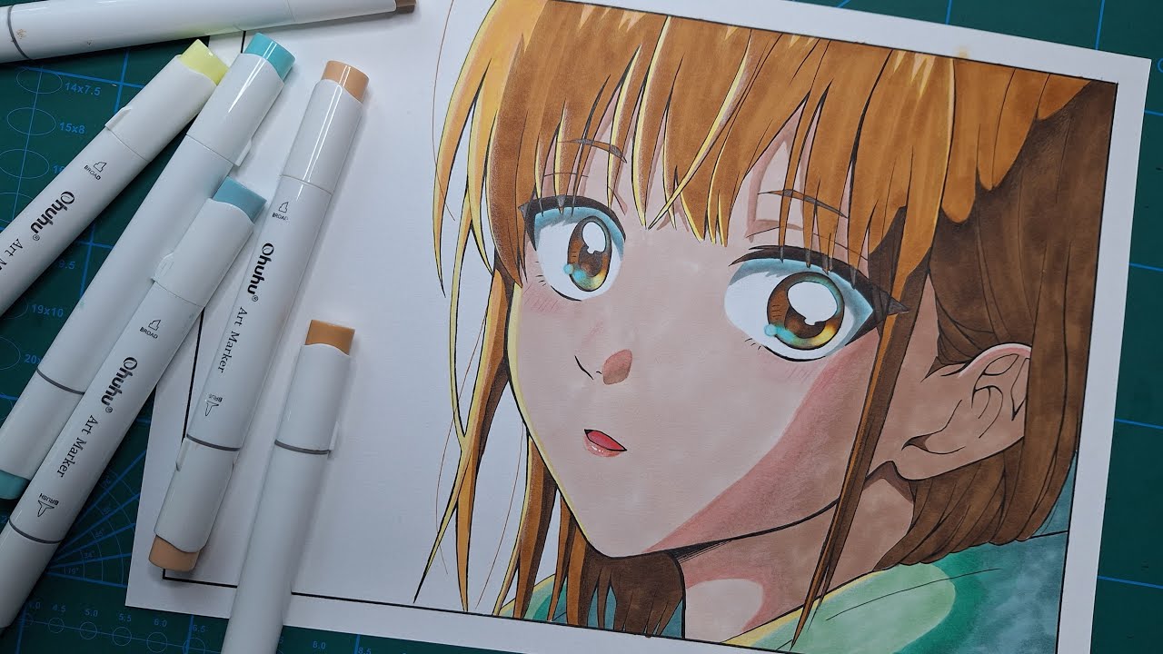 How to Draw Chinatsu Kano || Blue Box