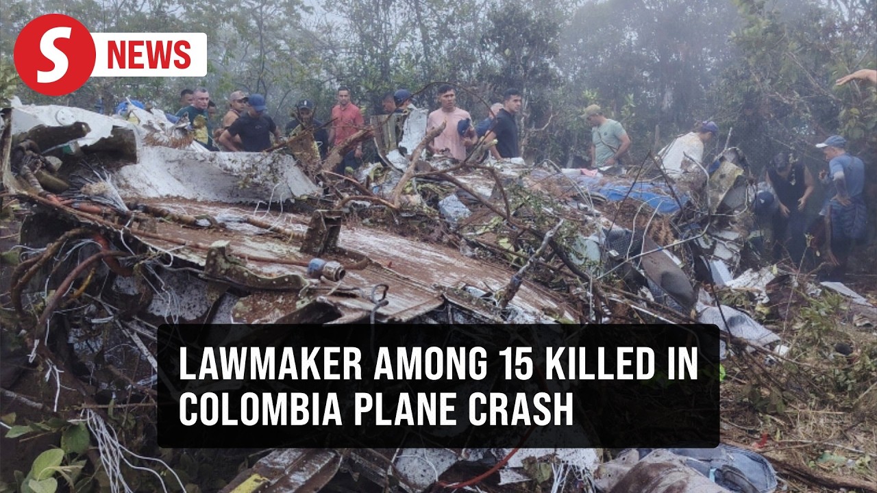 Plane crash in Colombia kills 15, including politician