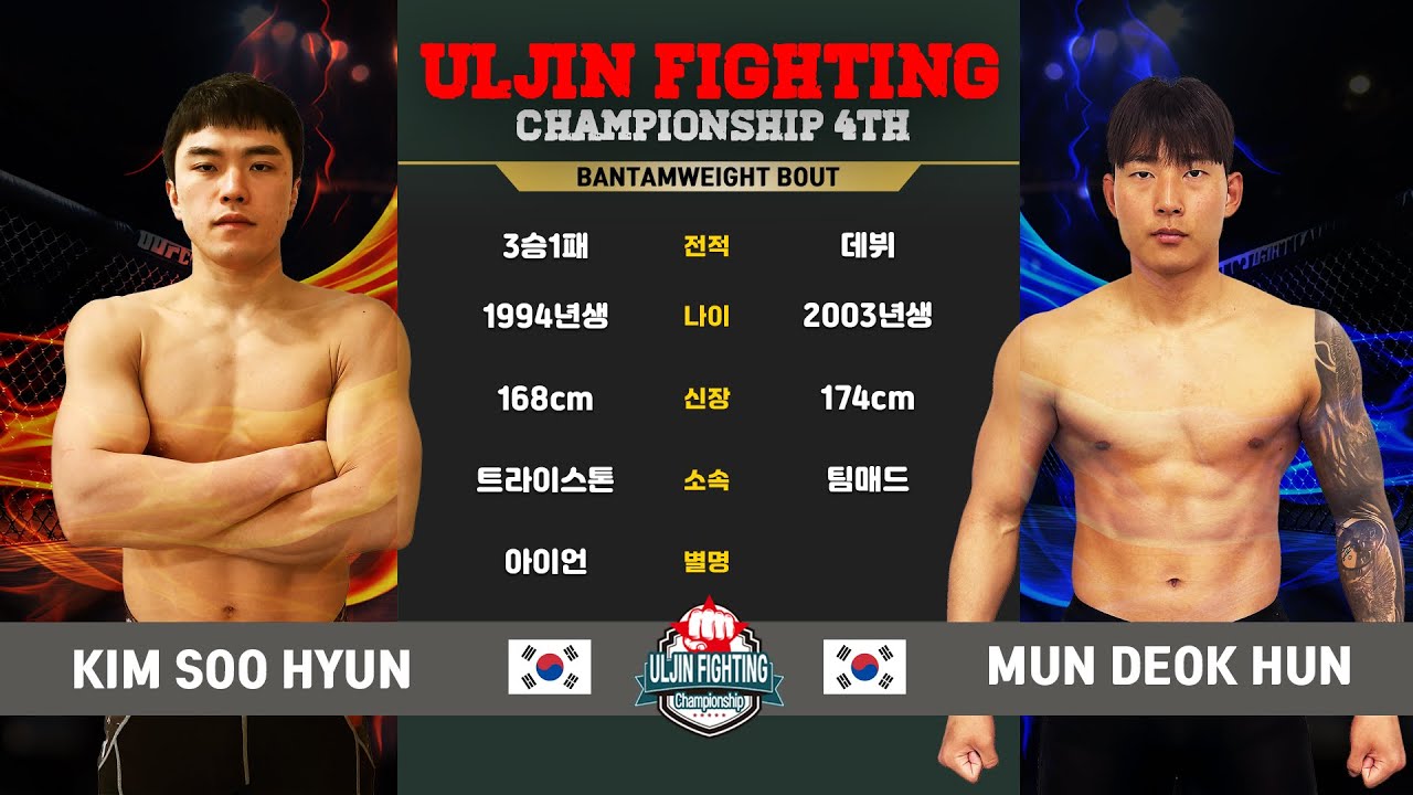2025울진파이팅챔피언쉽4 uljin fighting championship(UJFC)                            제6경기 김수현 VS 문덕훈