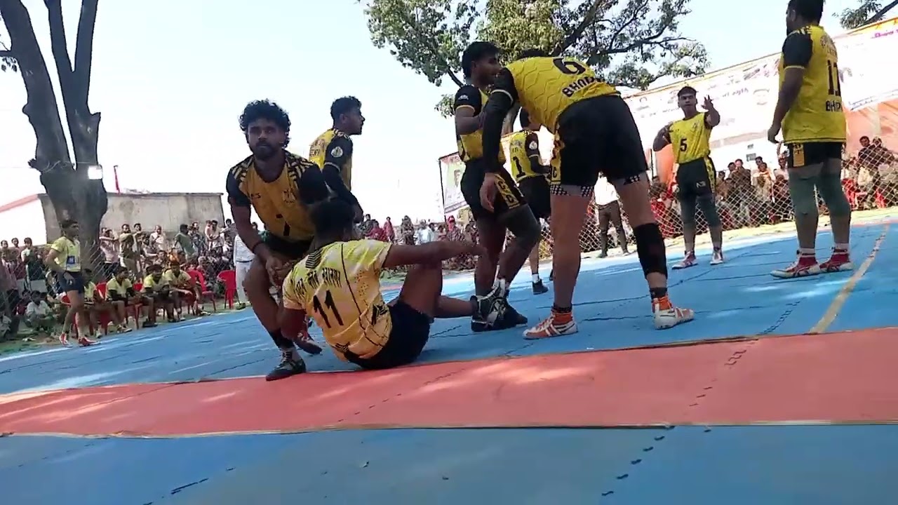 Singrauli vs Bhopal ke bich kabaddi maich जबर दस्त मुकाबला 