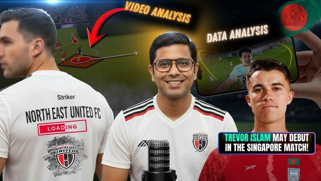 🔴NorthEast United’s New Striker Video Analysis: Alaaeddine Ajaraie! Trevor Islam Tactical Analysis