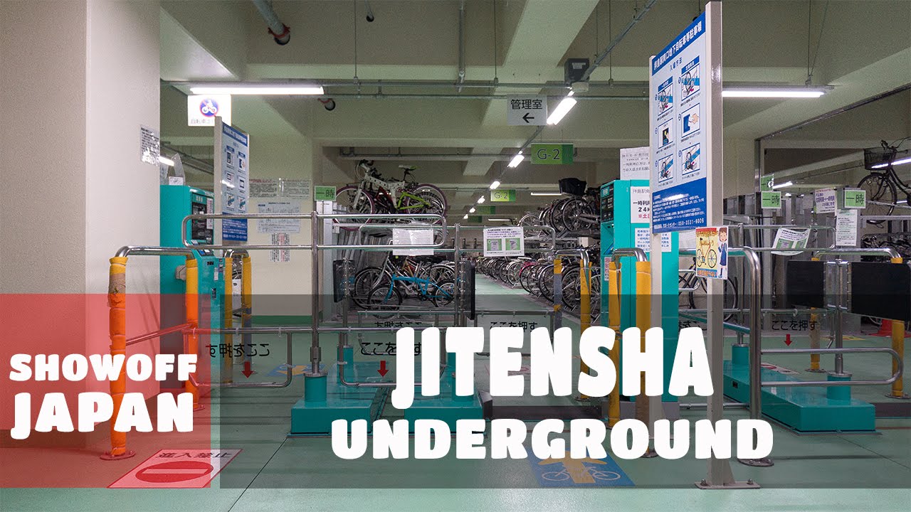 An Inside Look | Japanese Underground Bike Parking Lot | 自転車 Underground