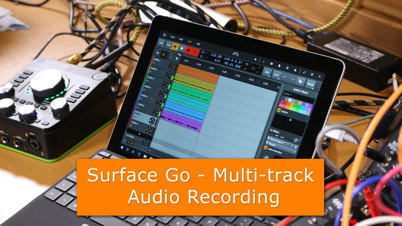 Making Music on the Surface Go Ep4 - Multi-track Audio Recording