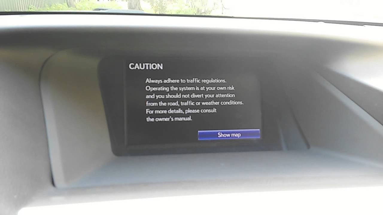 Map update in Toyota\Lexus part 4