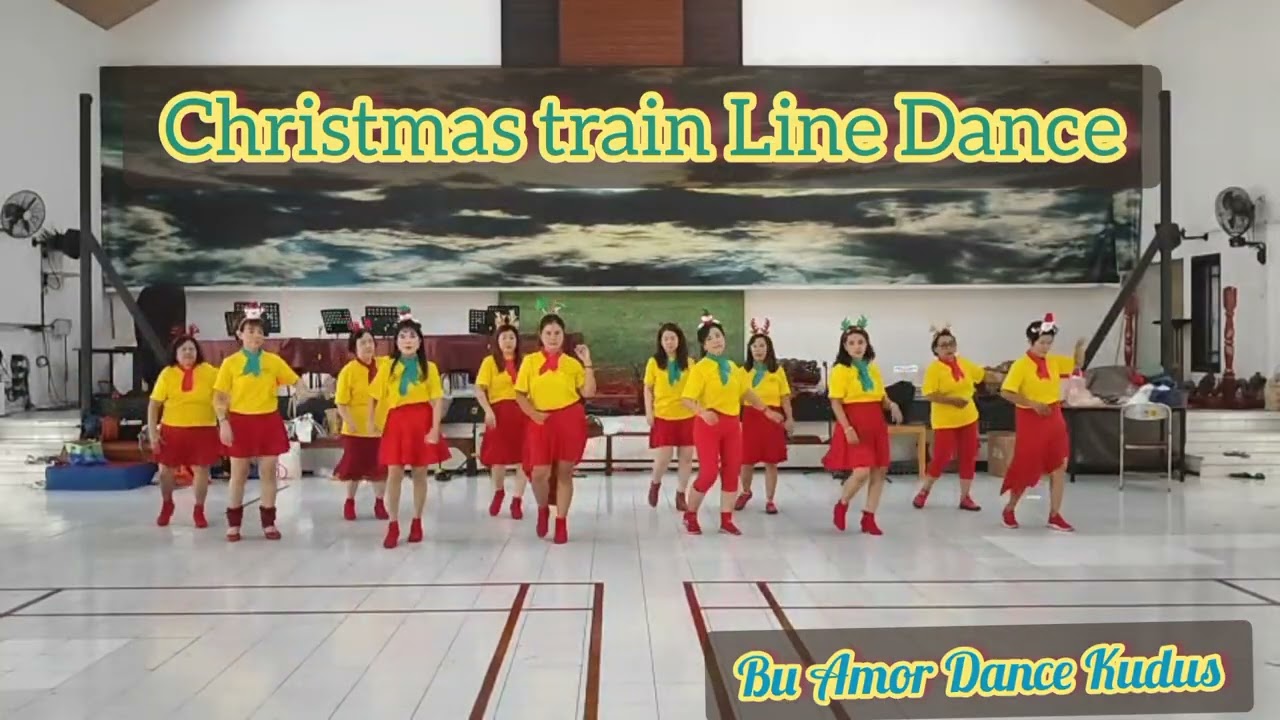 Christmas Train Line Dance by Amor Dance Kudus