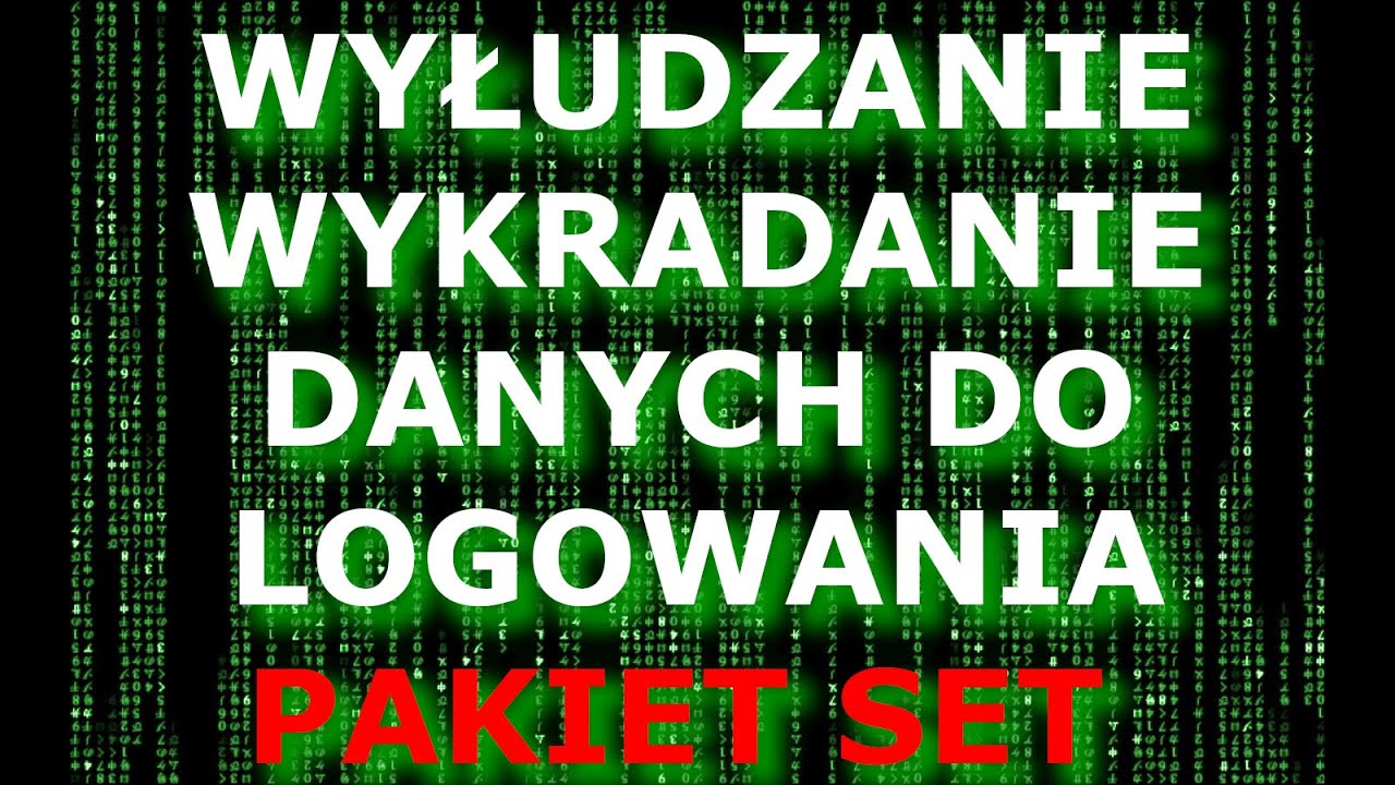 PORADNIK PENTESTERA #18 Jak hakerzy wyłudzają dane logowania do fb? Test penetracyjny. Kali Linux