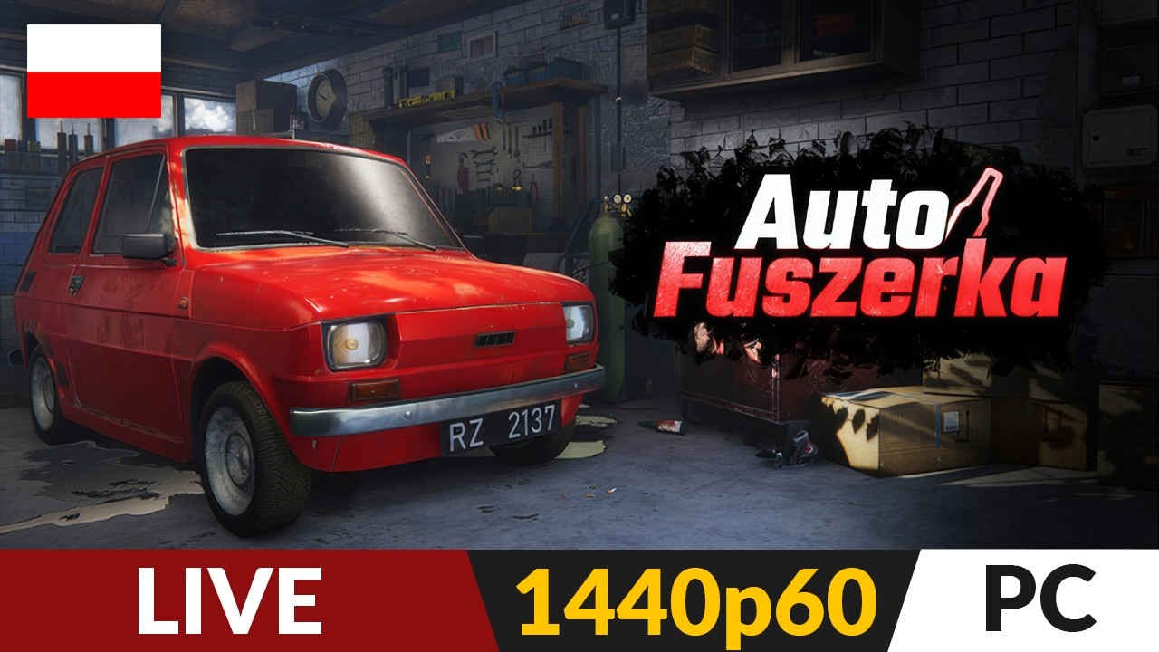 Auto Fuszerka PL 🔧 LIVE Chodź pomaluję Twojego Poloneza