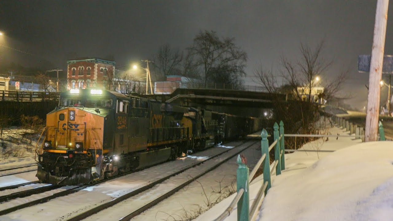 CSX M439 in Wilbraham MA going Track Speed 
