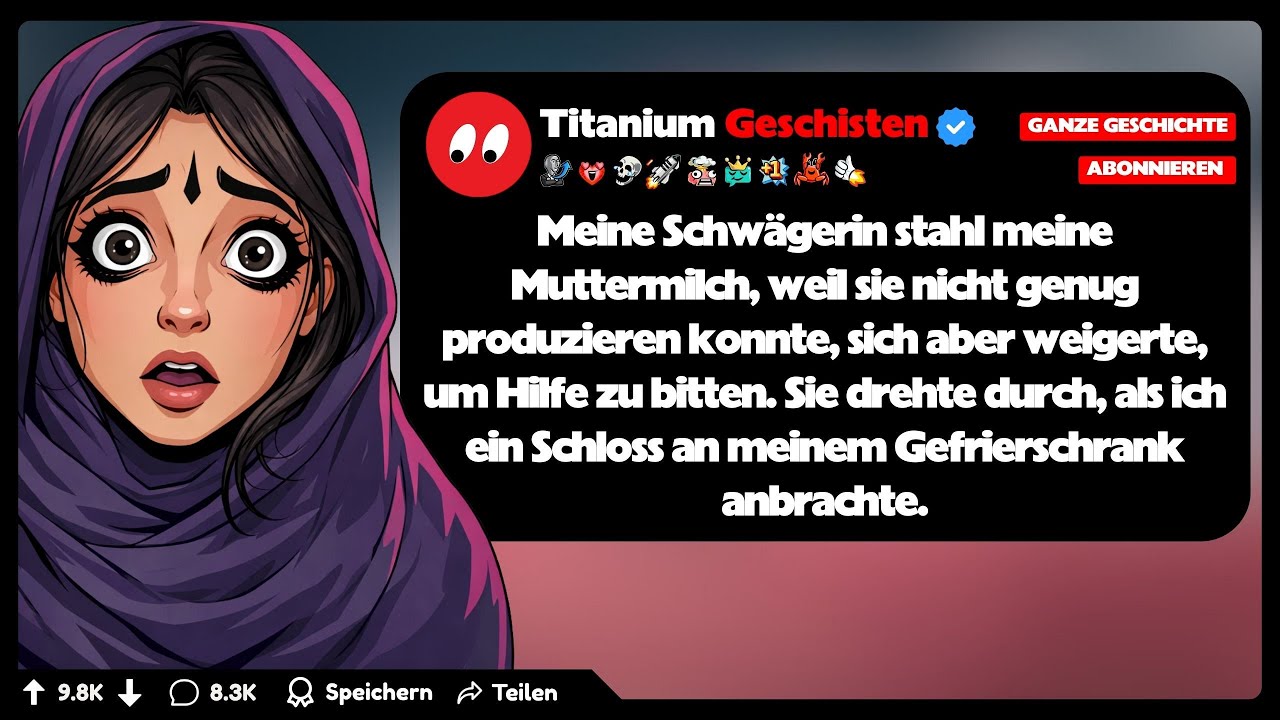 [GANZE GESCHICHTE] Meine Schw&auml;gerin stahl meine Muttermilch, weil sie nicht genug produzieren...