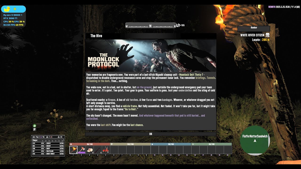 FNS 7DtD Rebirth Moonlock Protocol Ep1