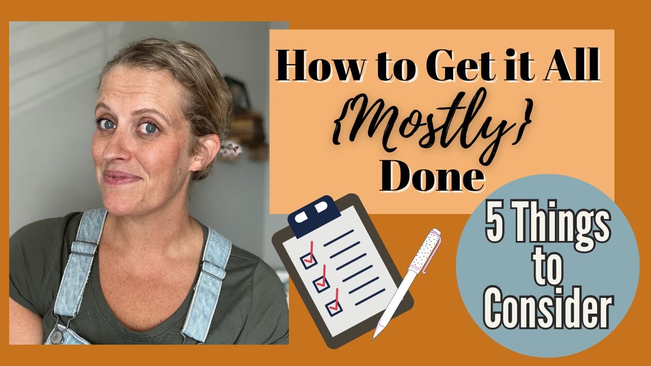 How to Get Things Done as a Stay at Home Mom || Balancing Homemaking and Homeschooling