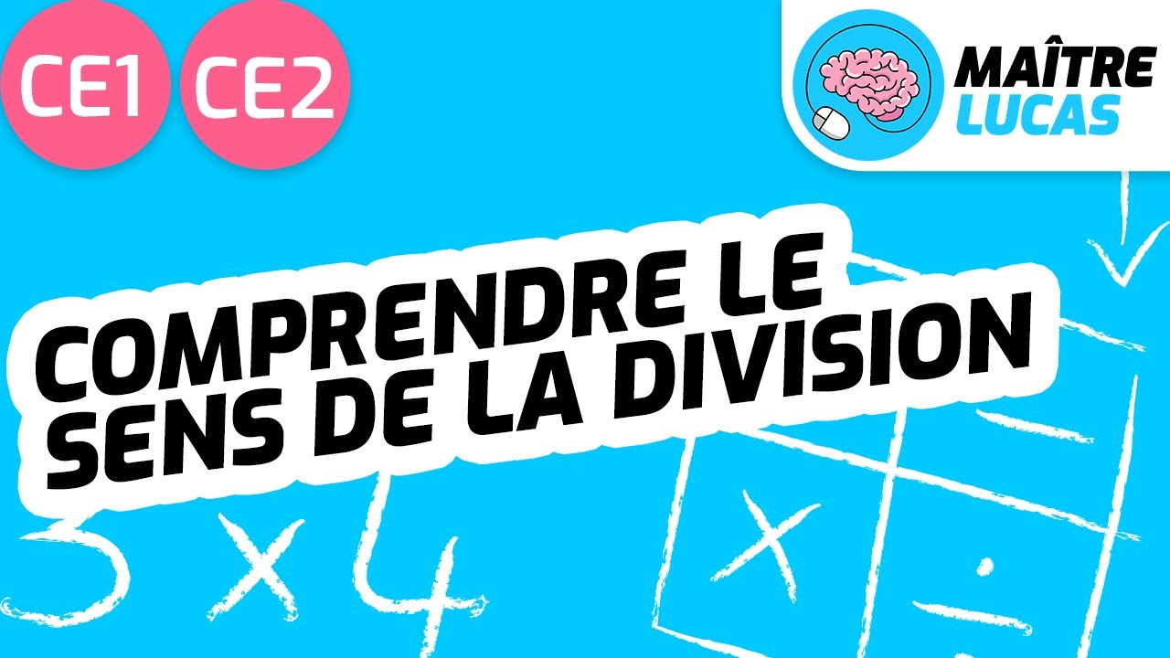 Comprendre le sens de la division : Partages et regroupements CE1 - CE2 - Cycle 2 - Maths
