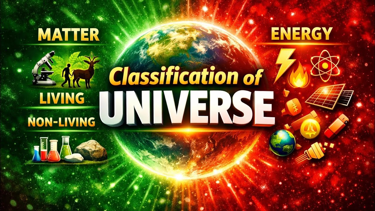 Complete Classification of Universe | Matter & Energy Simplified.