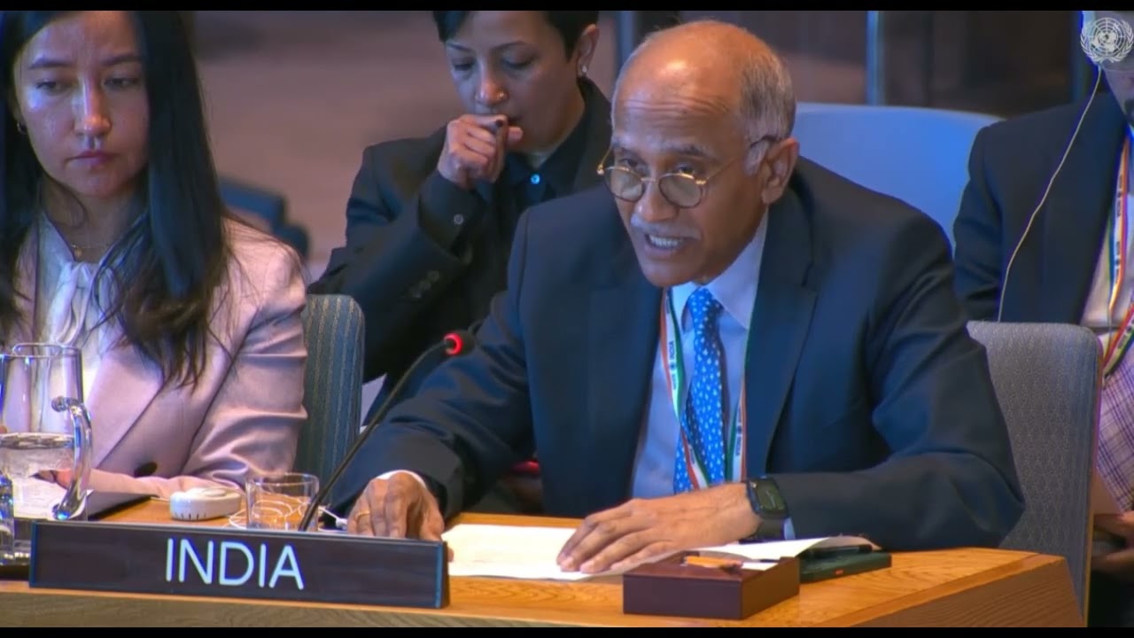 PR Ambassador P. Harish delivered India&rsquo;s statement at the quarterly UNSC meeting on Afghanistan