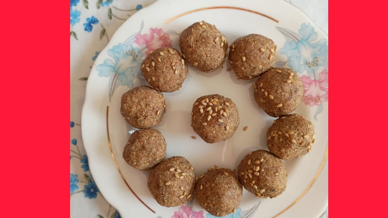 Without sugar, jaggery and ghee, Til Laddu 