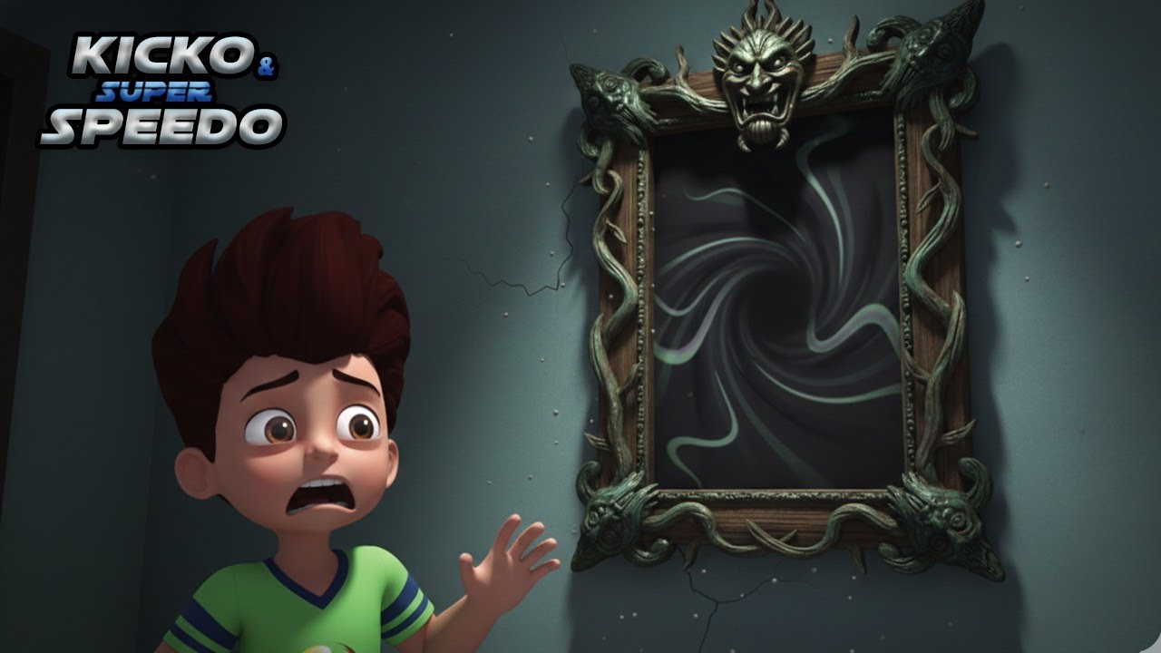 Kicko ने देखा हिलता हुआ फोटो फ़्रेम | Kicko & SuperSpeedo | Kids Show|  Funny Video