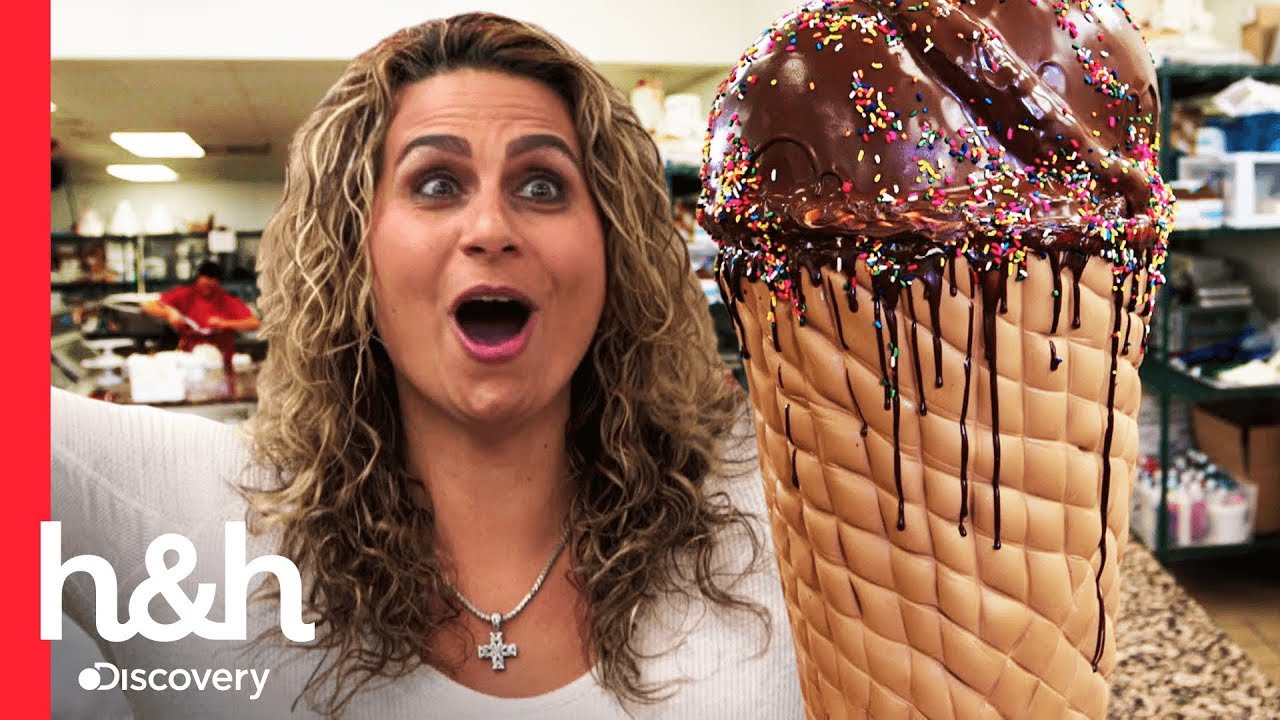Sorvete de casquinha gigante! | Cake Boss | Discovery H&H Brasil