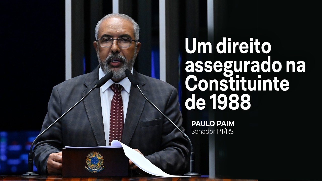 Um direito assegurado na Constituinte de 1988
