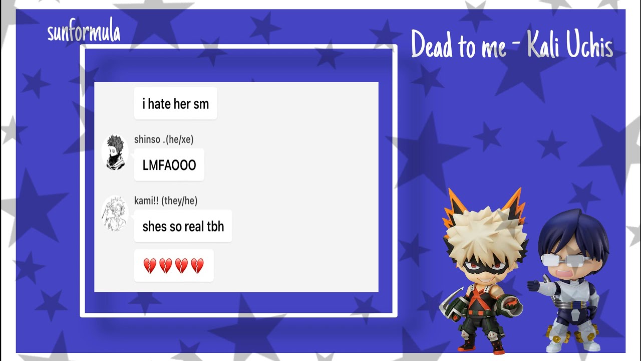 🪐 :: Dead To Me - bakuiida | mha texts | sunformula