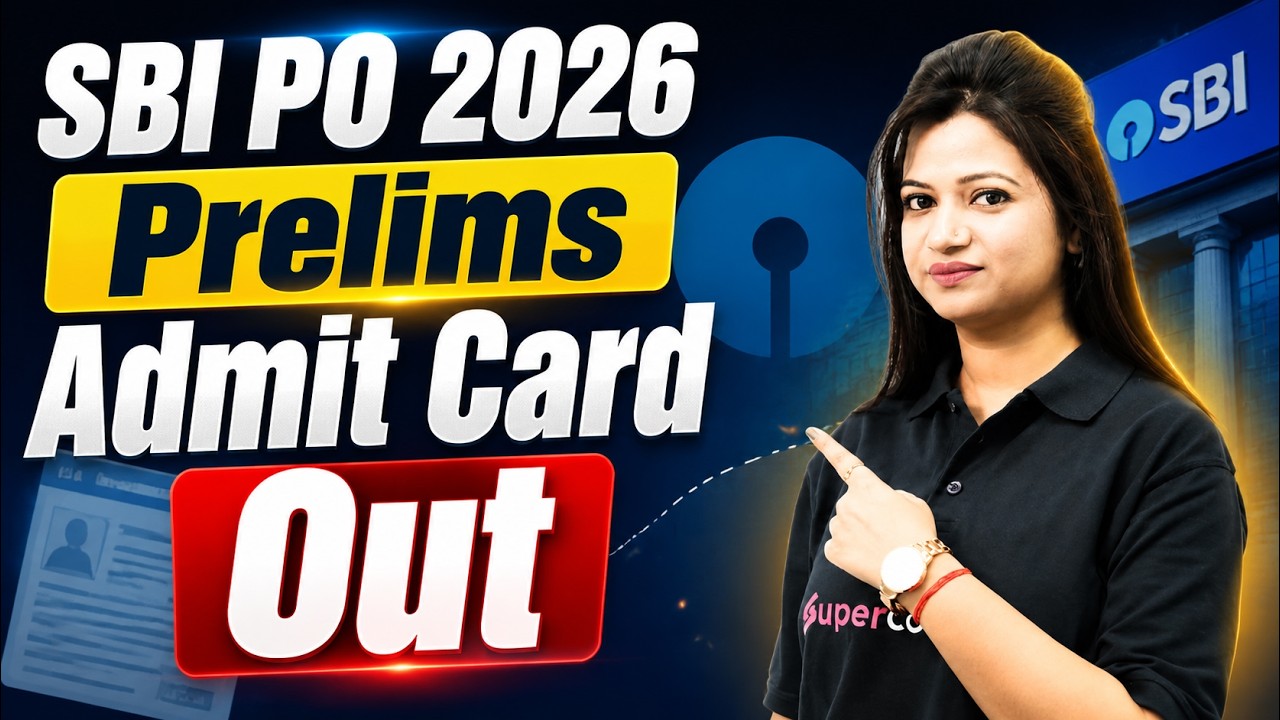 SBI PO 2026 Prelims Admit Card Out | SBI PO Prelims Admit Card Out | Banking testbook