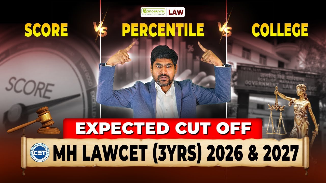 MHCET LAW (3Years) Expected Cut Off - 2026 & 2027 | Score vs Percentile | Top Law Colleges Explained