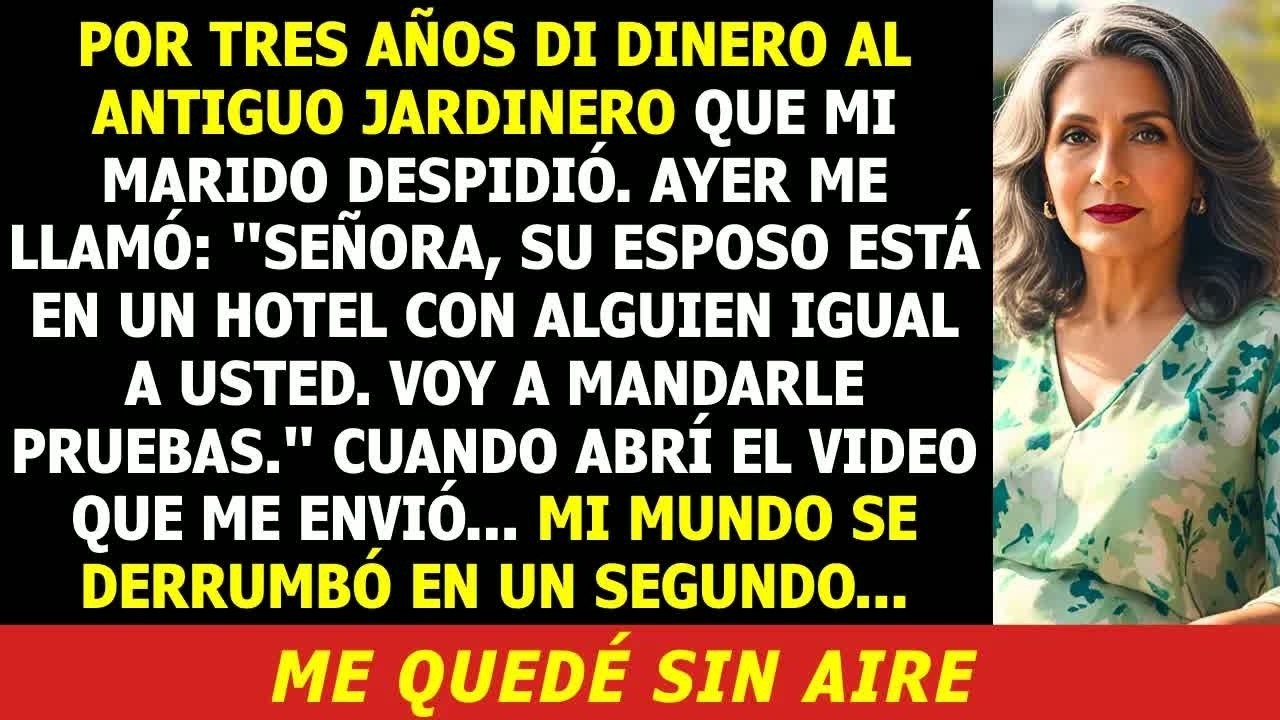 El Jardinero Me Llamó en Secreto： ＂¡Señora, Vea lo Que Su Esposo Está Haciendo!＂    Me Paralizó