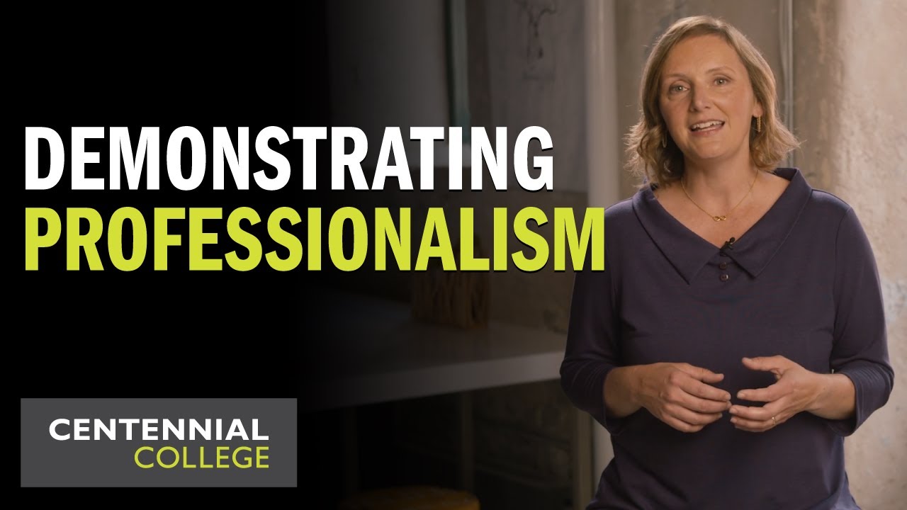 Demonstrating Professionalism