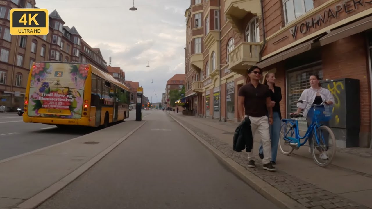 ⁴ᴷ Copenhagen, Denmark: Amager/Knippelsbro/City Center/Nørrebro/Brønshøj (bike lane).