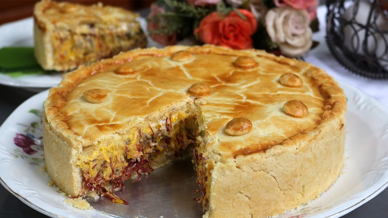 A MELHOR TORTA SALGADA de carne seca e abóbora 🎃 igual das FAMOSAS PADARIAS