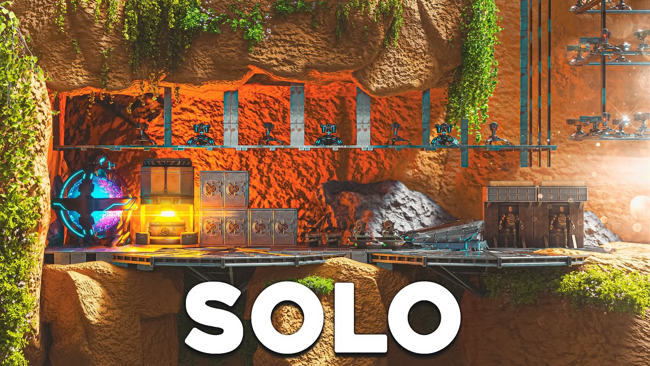I Built An Unraidable SOLO Rathole On ARK PvP...