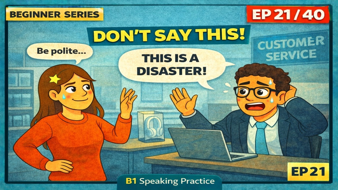 Episode 21 – Making Complaints Politely in English | Refund, Exchange & Customer Service