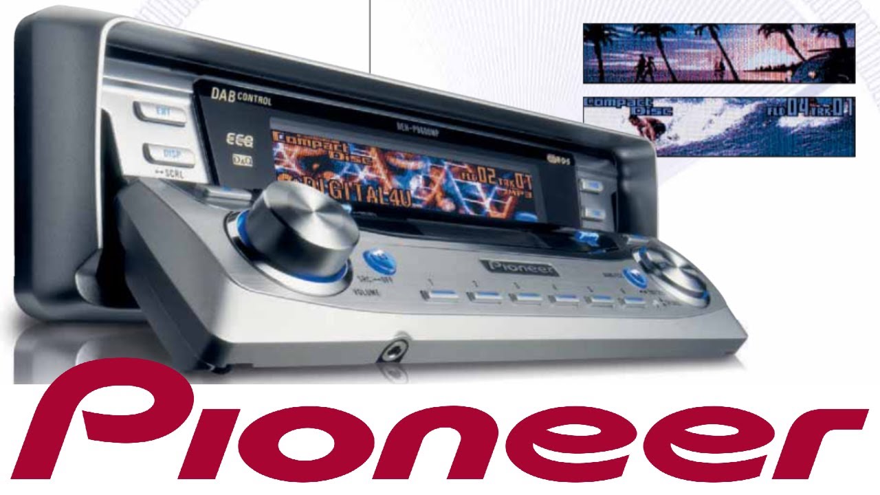 🌍Pioneer Premier DEH P9600MP /XN/EW Golfinho c\ flat 