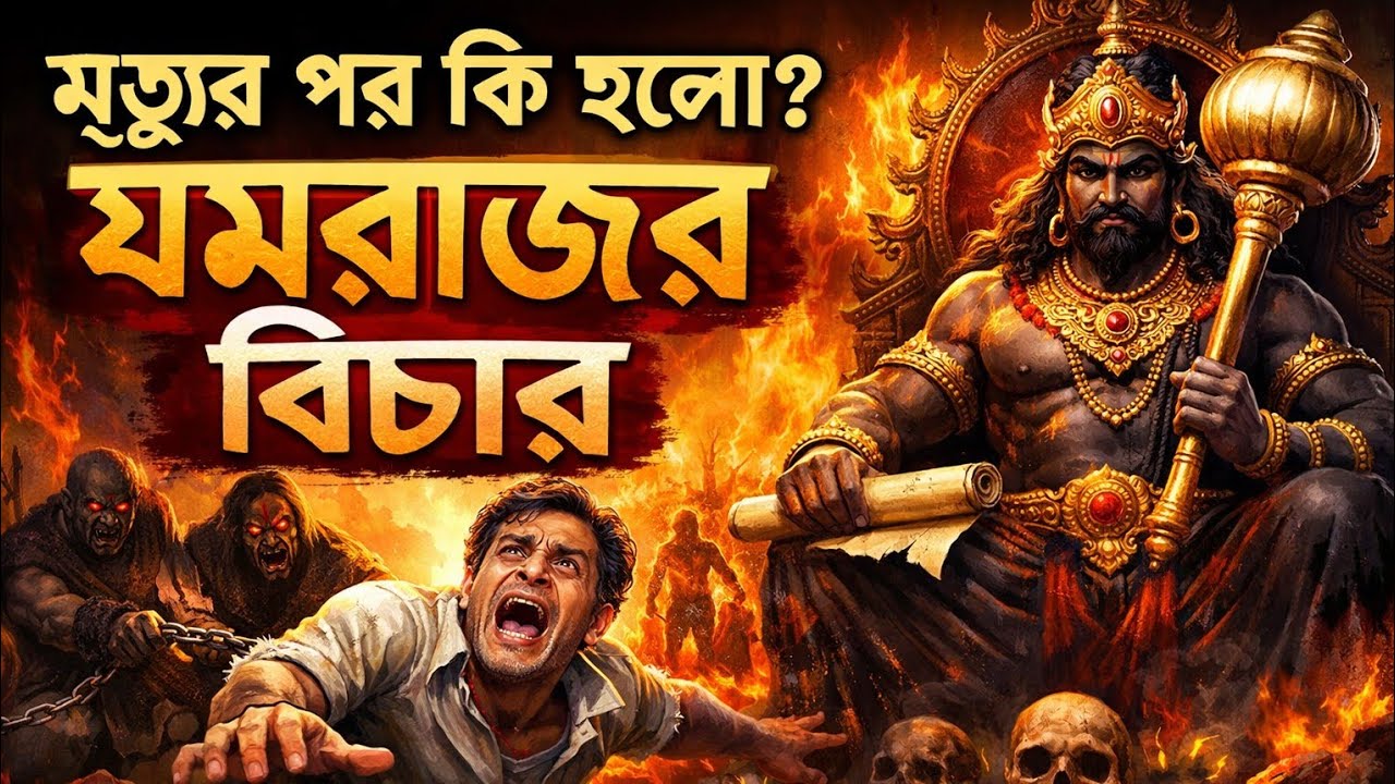 মৃত্যুর পর যমরাজের দরবারে কি হয়? | পাপীর করুণ পরিণতি | ধর্মীয় শিক্ষা গল্প@AjobKahiniPuran 