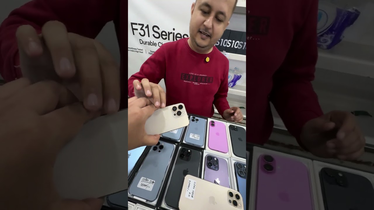 Cheapest iPhone Market in Delhi 🔥| Second Hand Mobile Used Phone iPhone 16, iPhone 15Pro, 17Pro